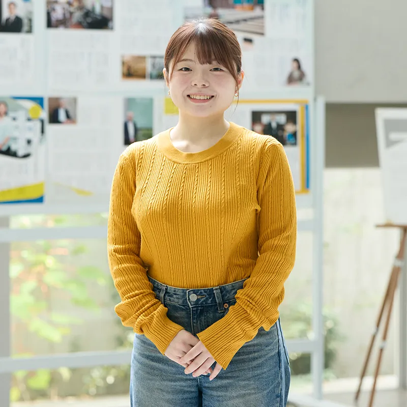 コミュニケーション学部 メディア社会学科（4年）石澤 奏美